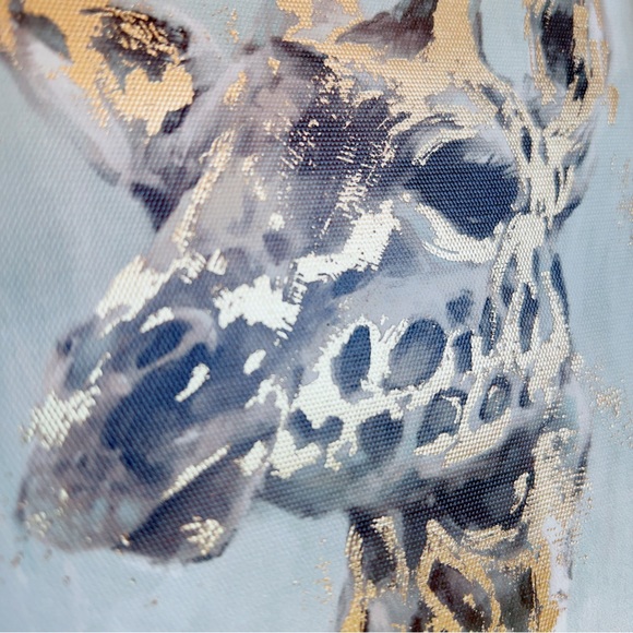 ❌ SOLD ❌ Giraffe 🦒 wall art hanging picture print gold home decor 6x9 - Picture 3 of 7